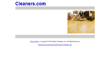 Tablet Screenshot of cleaners.com